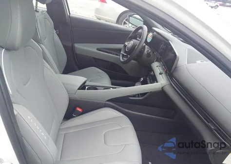 2025 Hyundai Elantra Hybrid Limited from USA, damaged, VIN KMHLN4DJ1SU134676